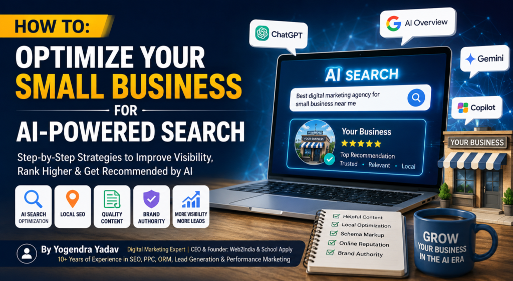 How To Optimize Your Small Business For AI-Powered Search by Yogendra Yadav