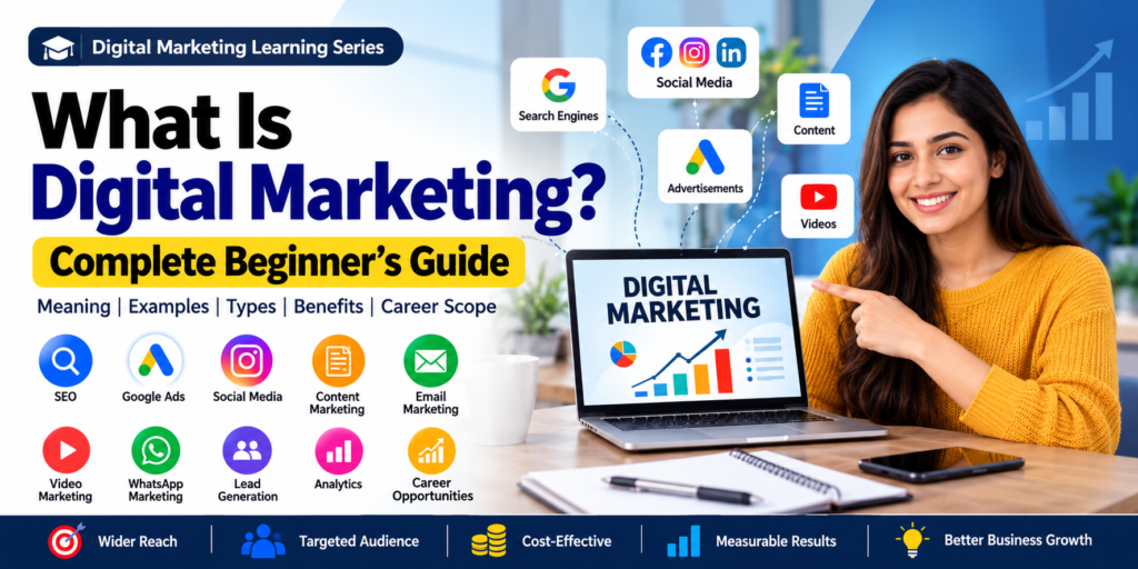 What is digital marketing complete beginner guide